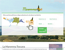 Tablet Screenshot of maremma.it